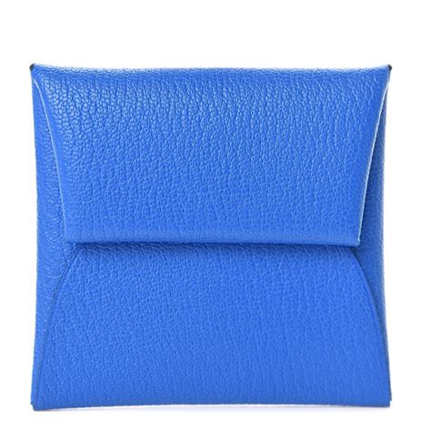 hermes chevre mysore bastia coin purse bleu hydra|HERMES Chevre Mysore Bastia Coin Purse Bleu Hydra.